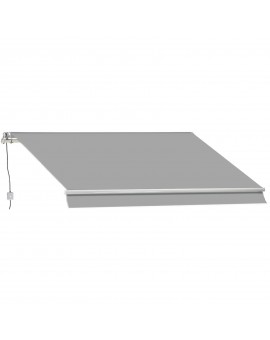 Tenda da sole elettrica di design colore grigio cenere larghezza 300 cm
